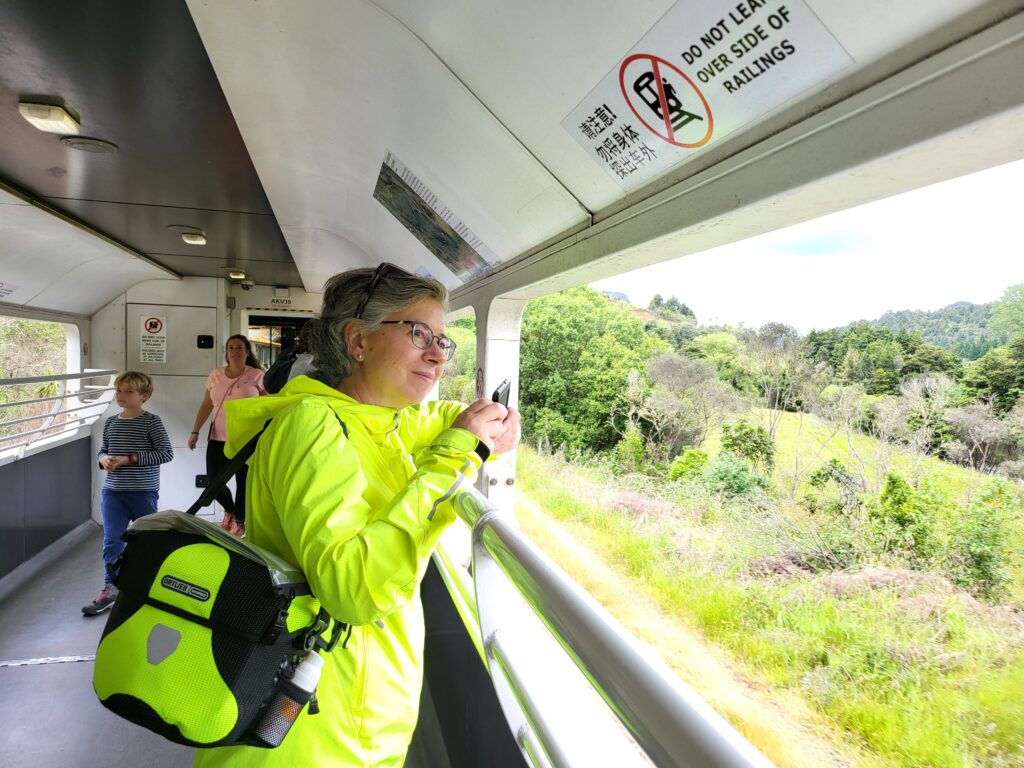 The Northern Explorer's viewing car.